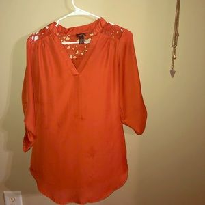 Tunic Blouse burnt orange